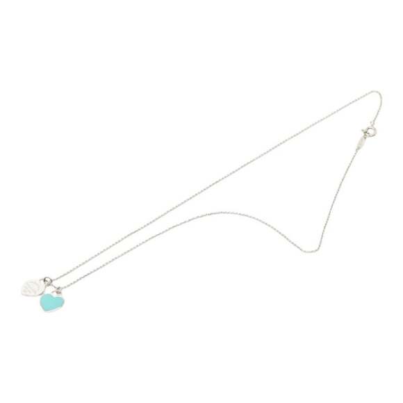 TIFFANY Authentic Blue Heart Necklace - Picture 2 of 8